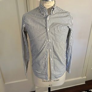 Men’s J. Crew Striped Cotton Button Down - Small / Slim Fit